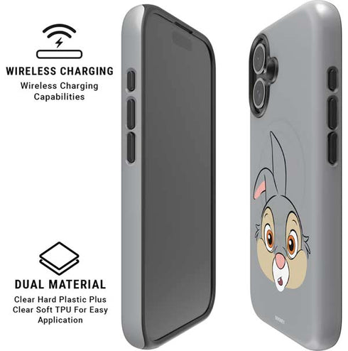 Disney Bambi Thumper Portrait iPhone 16 Plus Magsafe Impact Case